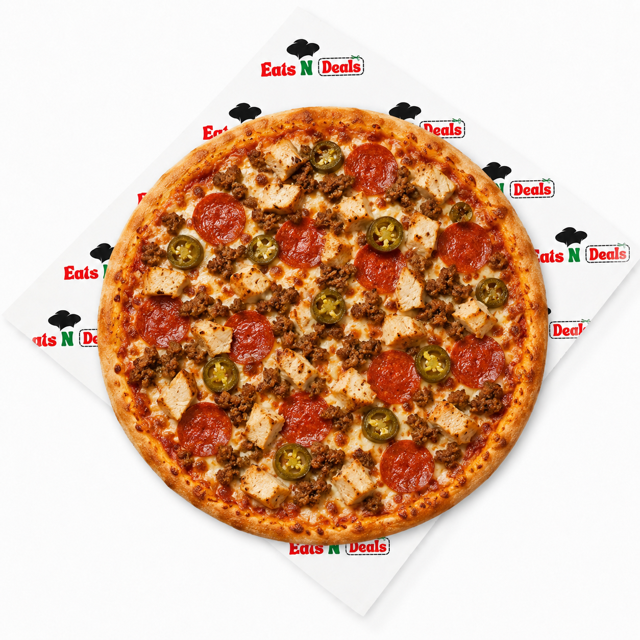 Loaded Meat Pizza